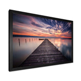 Colorful Sunset Over Lake