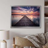 Colorful Sunset Over Lake