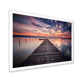 Colorful Sunset Over Lake