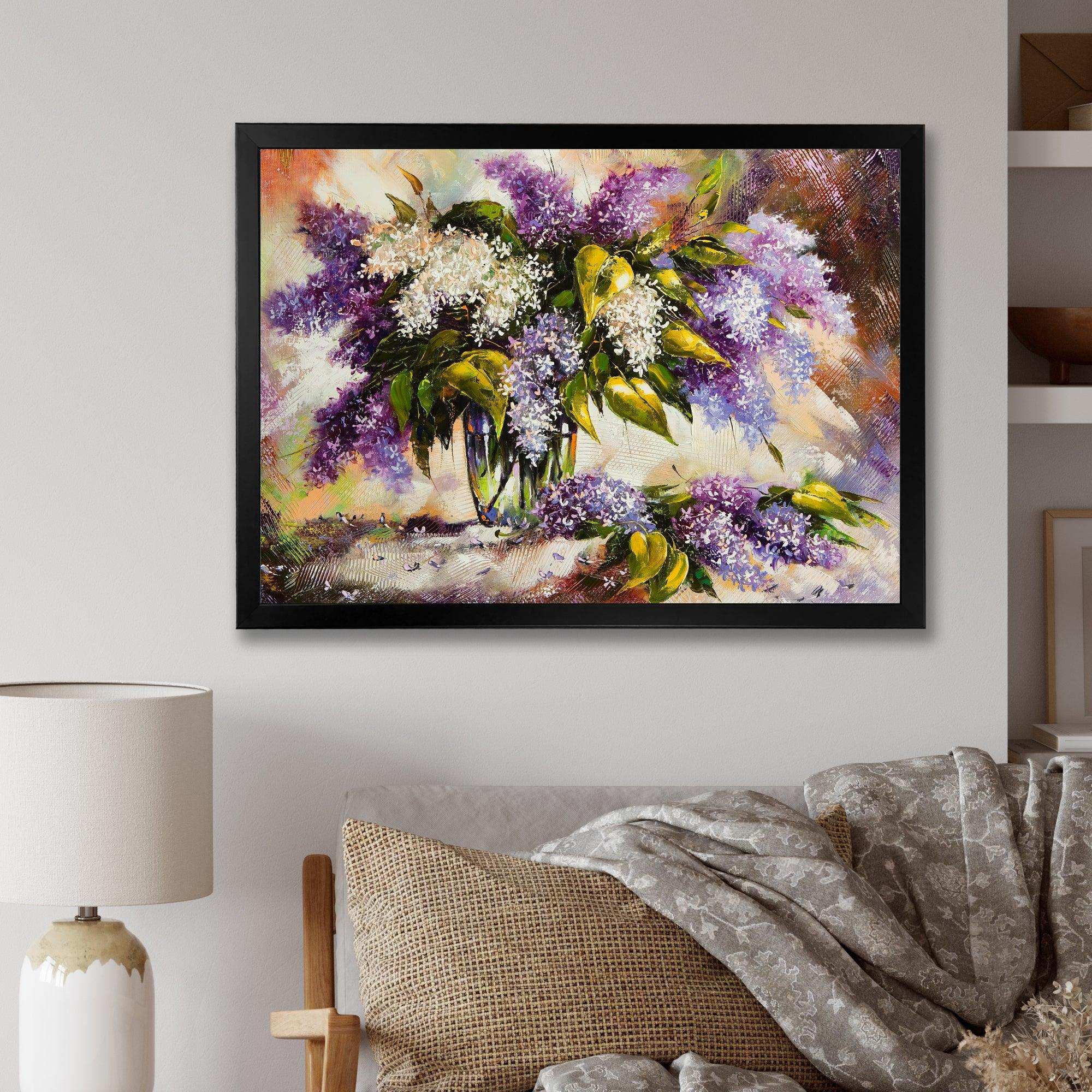 Lilac Bouquet in a Vase