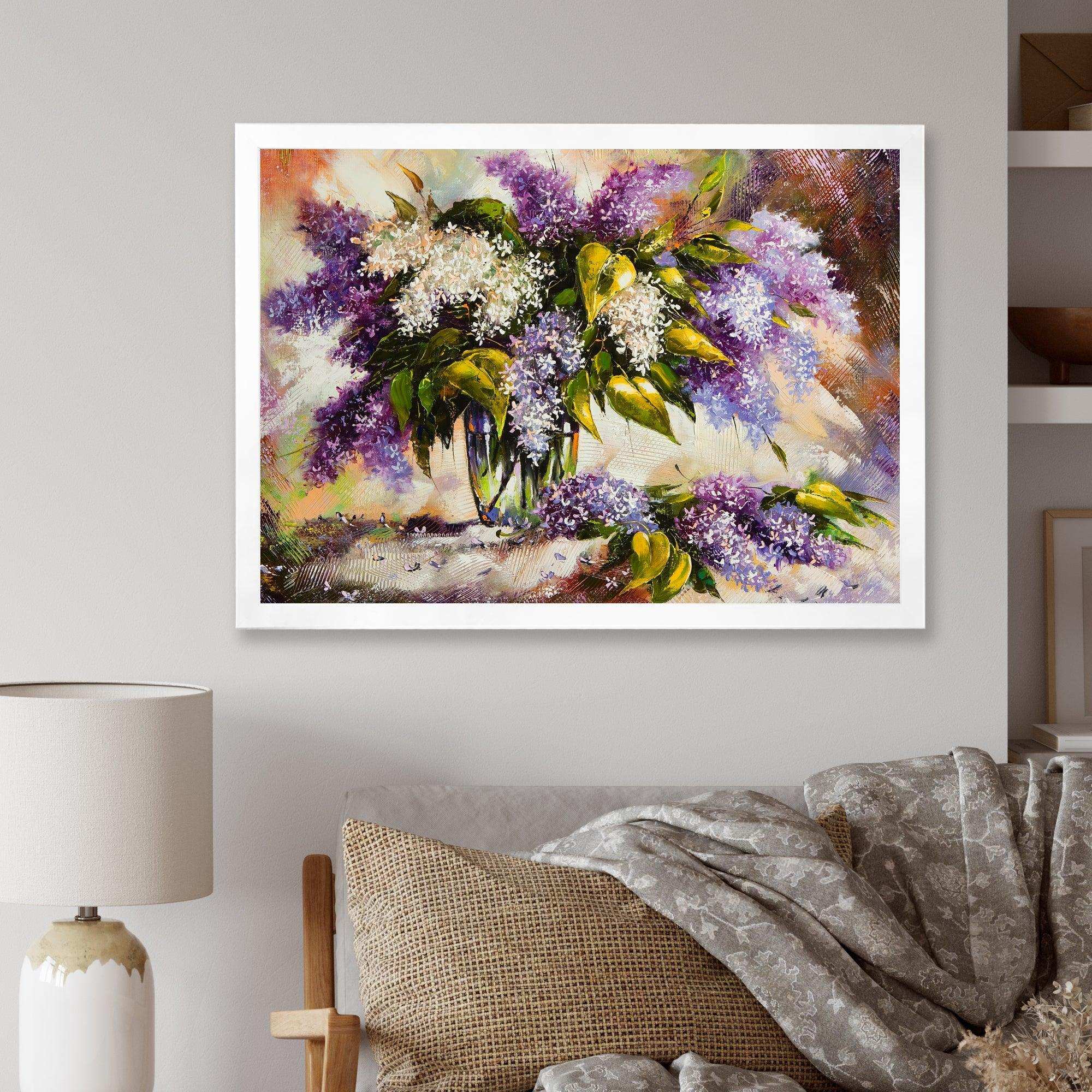 Lilac Bouquet in a Vase