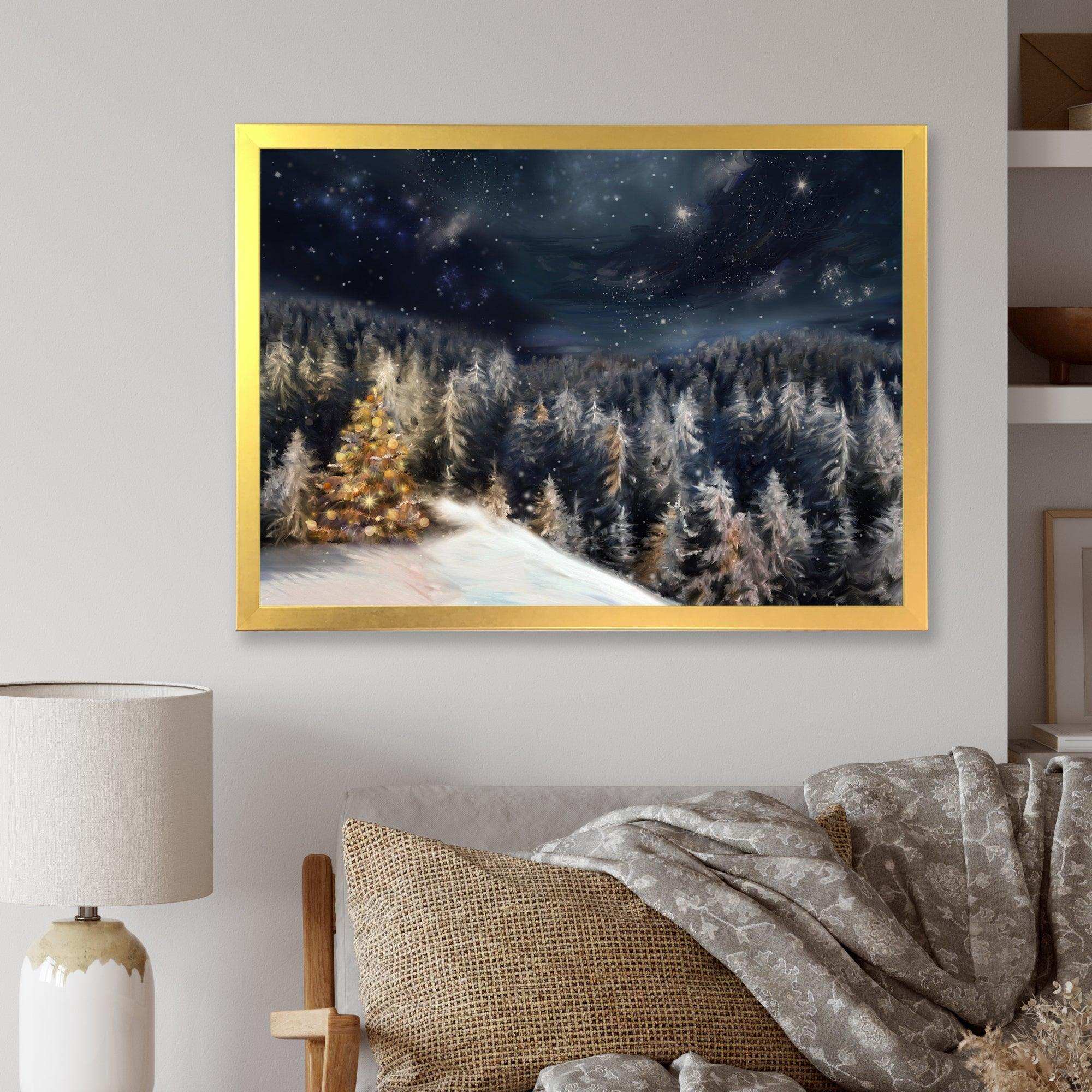 Night Forest Christmas Tree