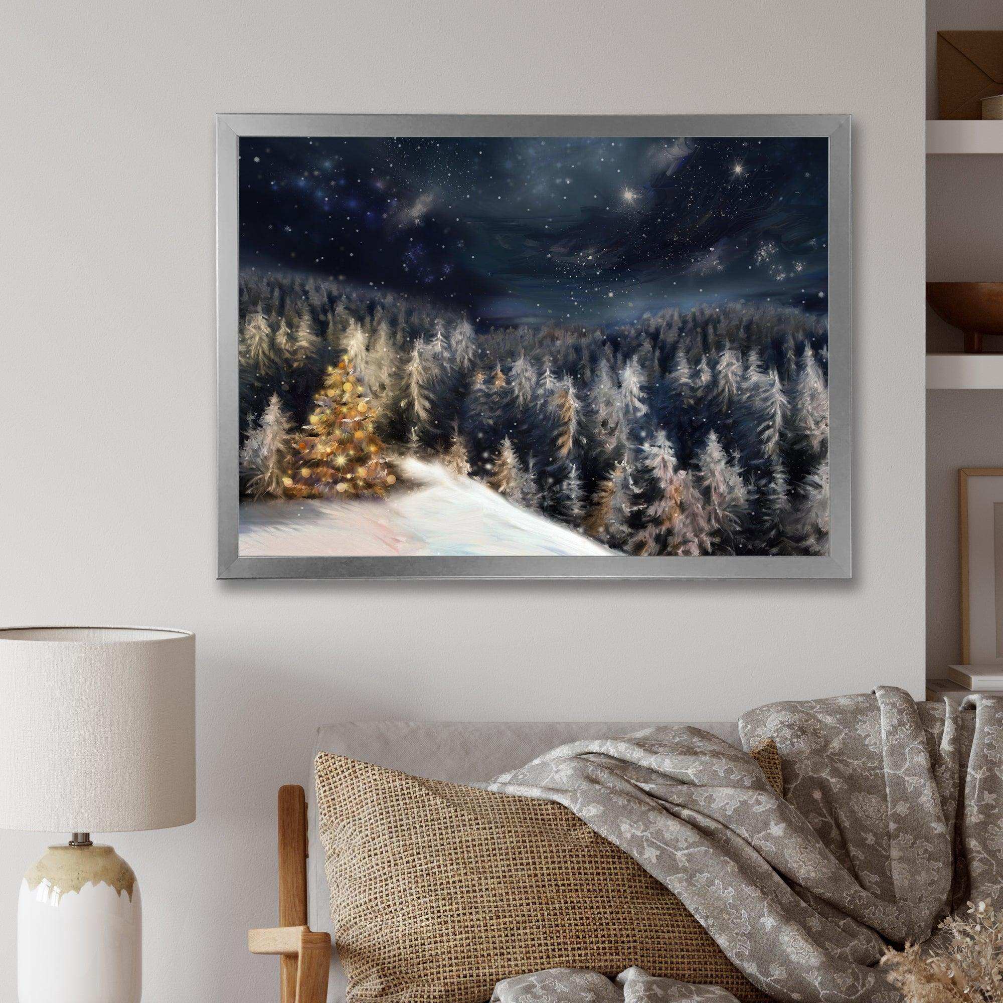 Night Forest Christmas Tree