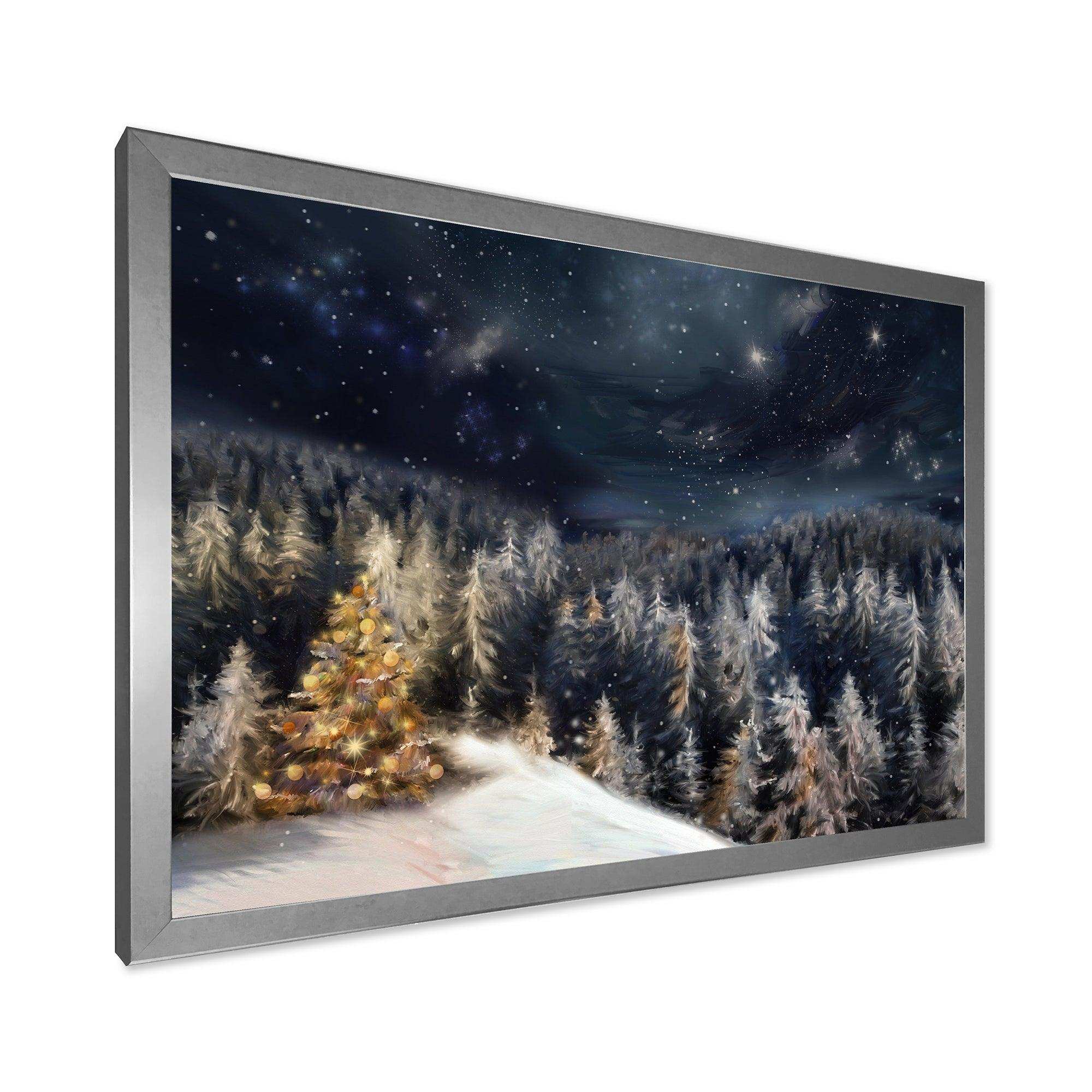 Night Forest Christmas Tree