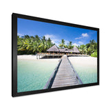 Beach with Coconut Palm Trees