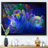 Blue Fractal Flower Bouquet