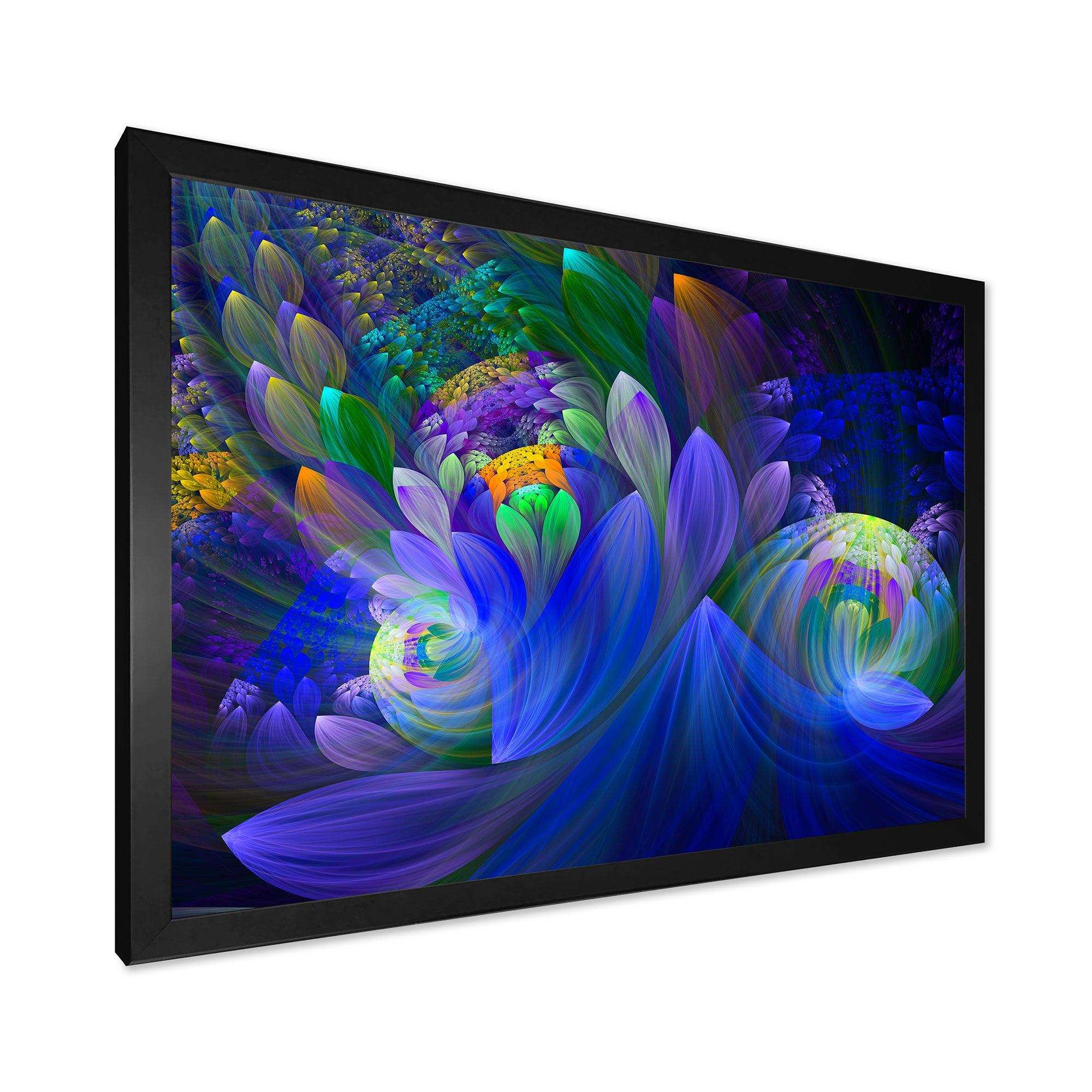 Blue Fractal Flower Bouquet