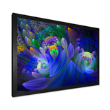 Blue Fractal Flower Bouquet