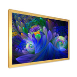 Blue Fractal Flower Bouquet