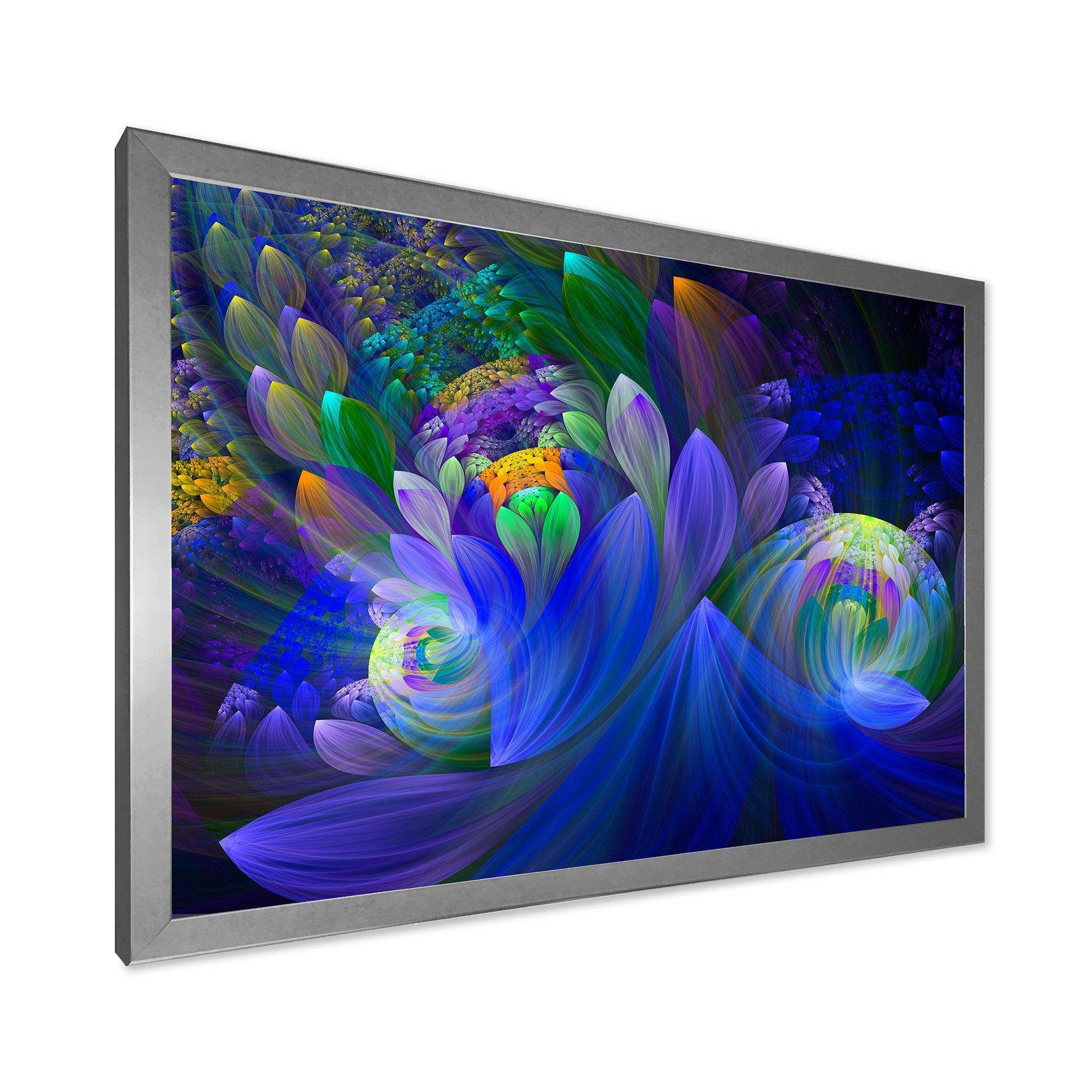 Blue Fractal Flower Bouquet