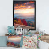 Sunrise in Carpathian Mountains