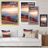 Sunrise in Carpathian Mountains