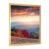 Sunrise in Carpathian Mountains