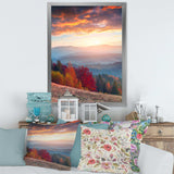 Sunrise in Carpathian Mountains