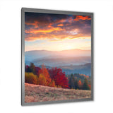 Sunrise in Carpathian Mountains