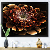 Brown Fractal Flower