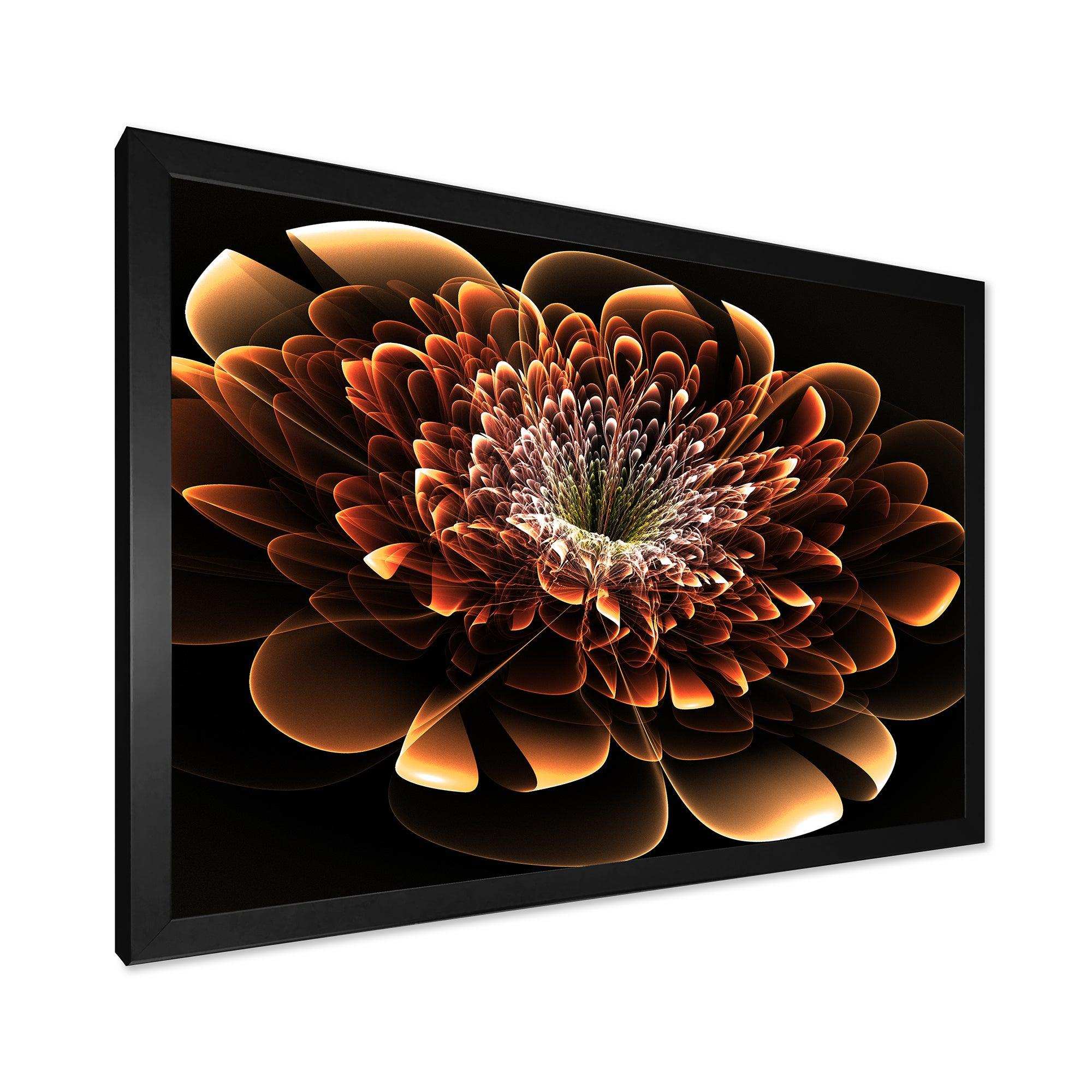 Brown Fractal Flower