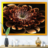 Brown Fractal Flower