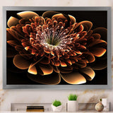 Brown Fractal Flower