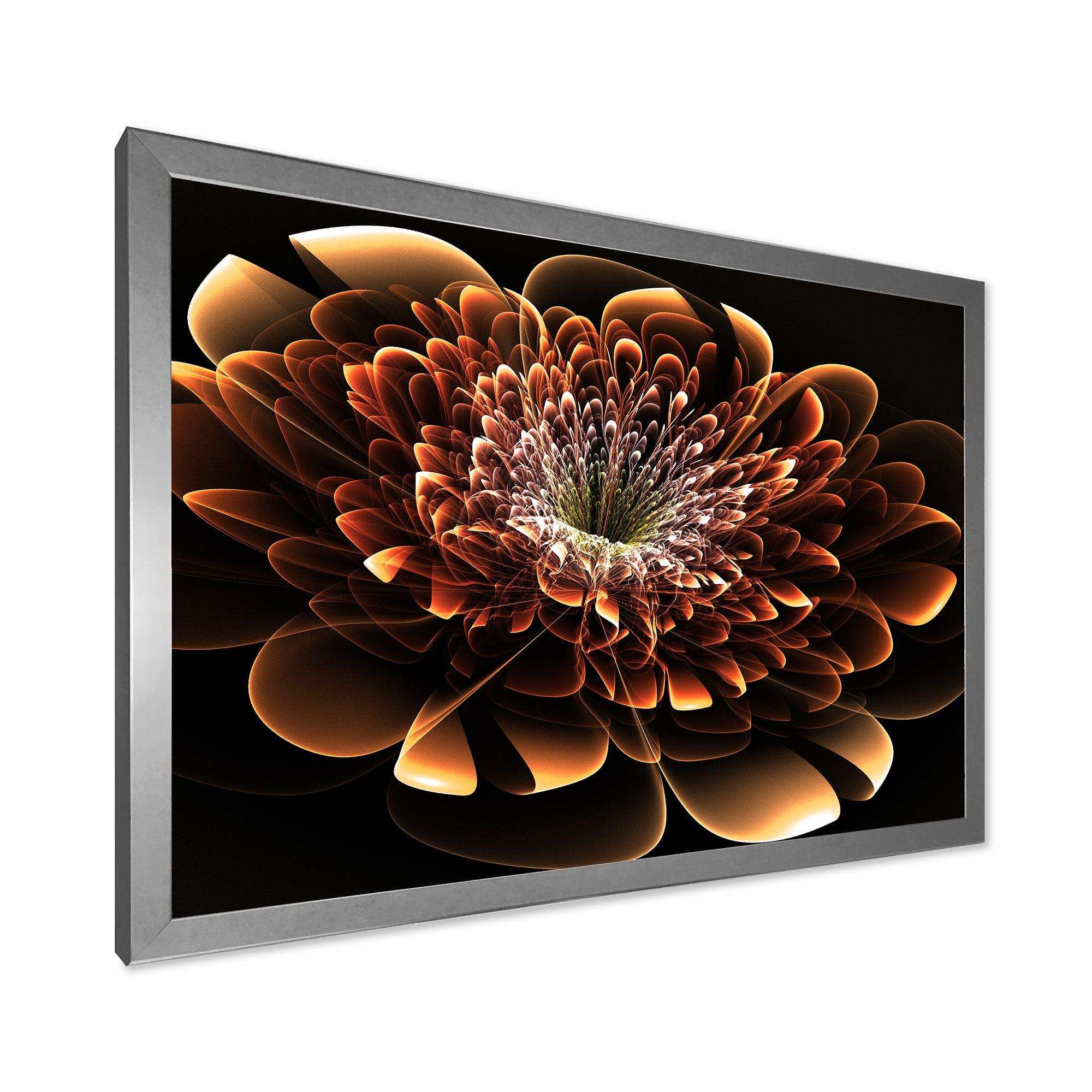 Brown Fractal Flower