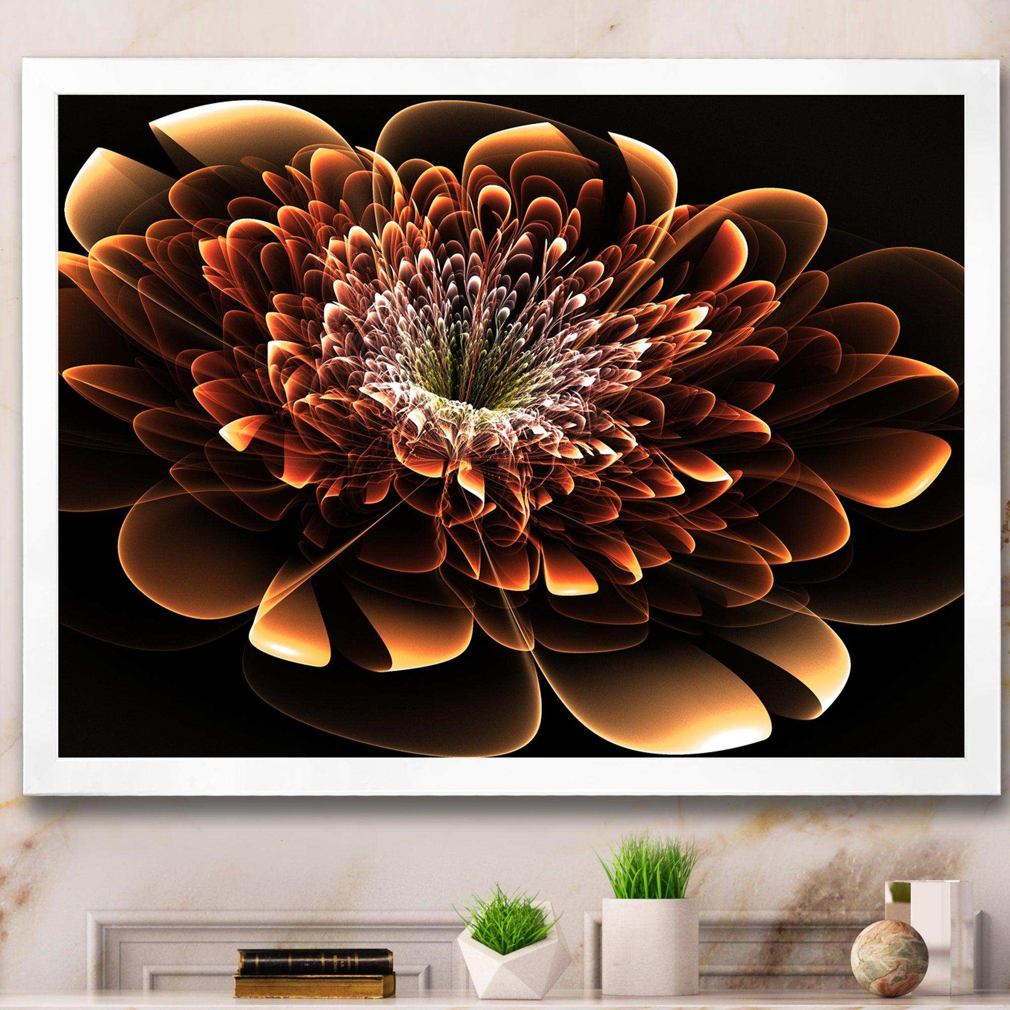 Brown Fractal Flower