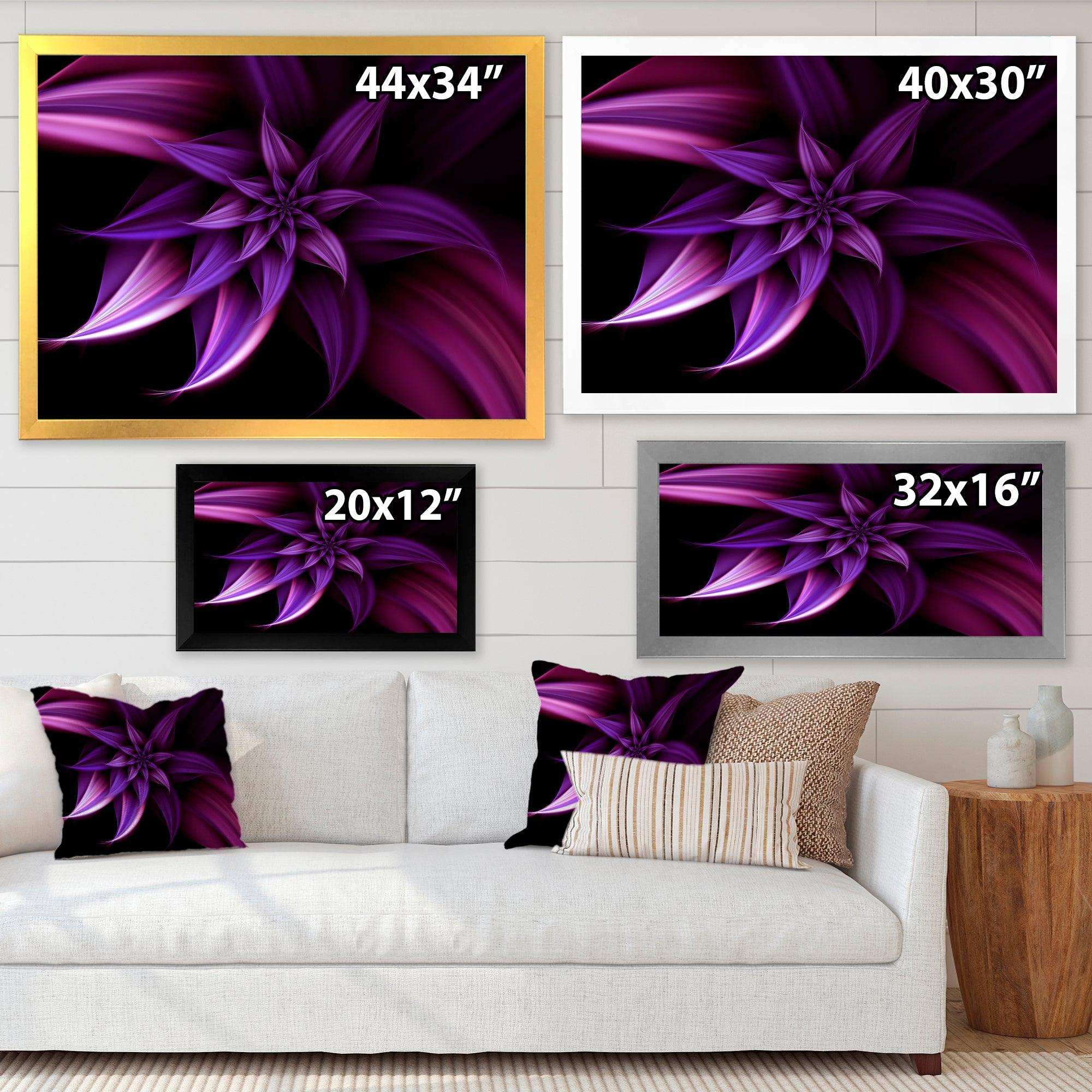 Fractal Flower Purple