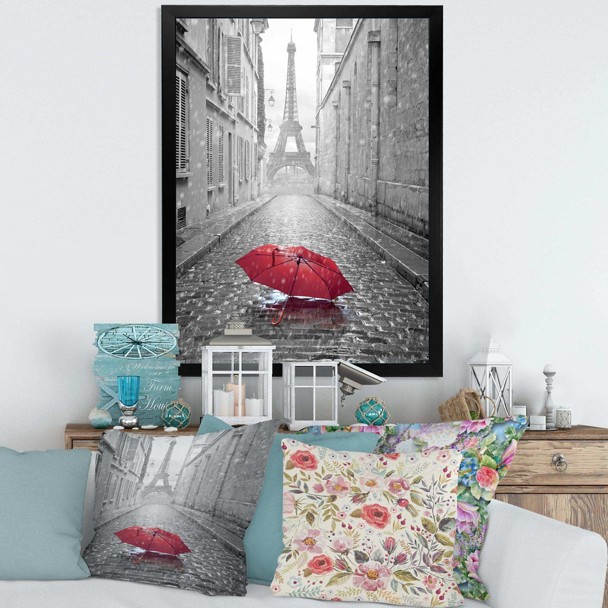 Eiffel View from Paris Street