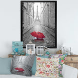 Eiffel View from Paris Street