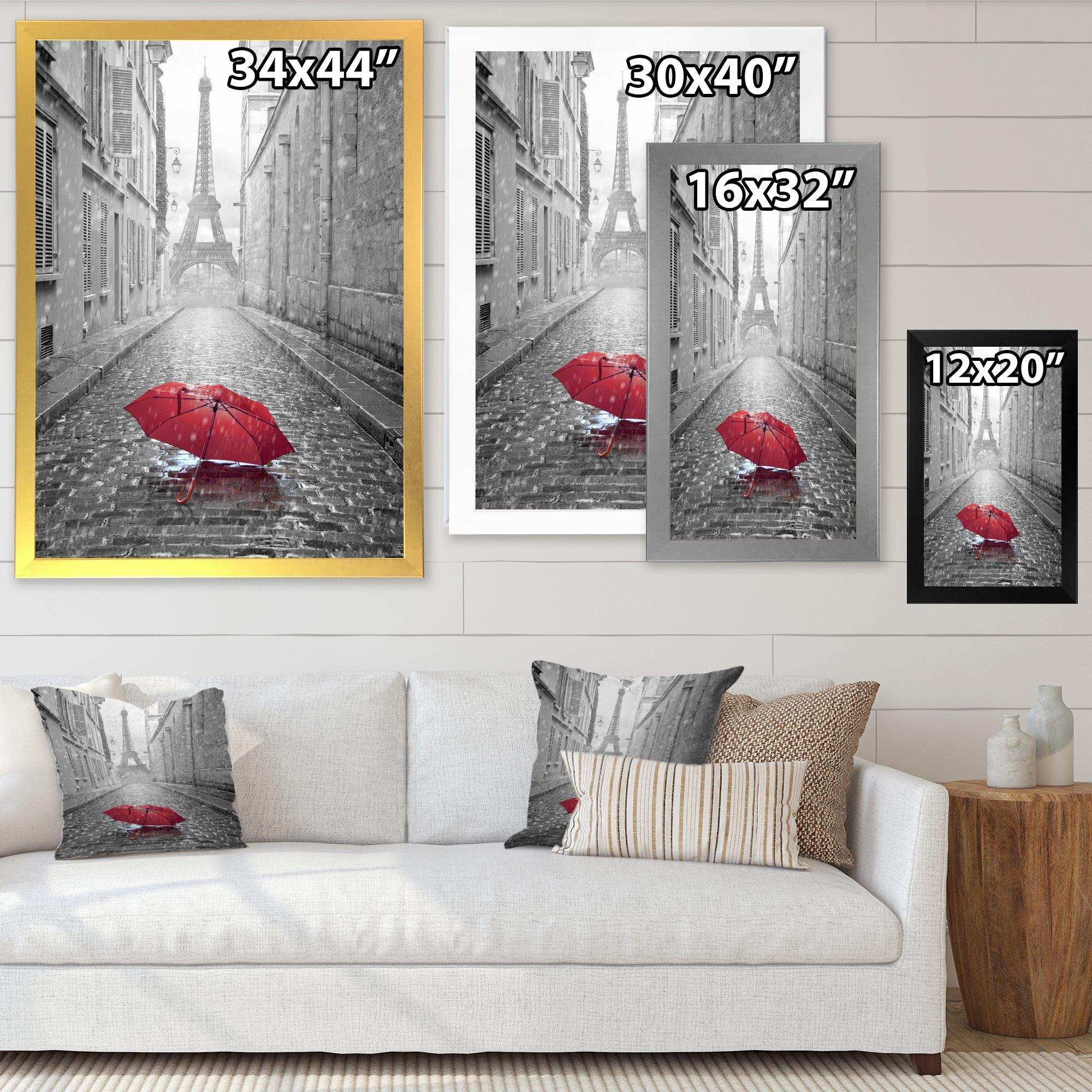 Eiffel View from Paris Street