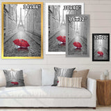 Eiffel View from Paris Street