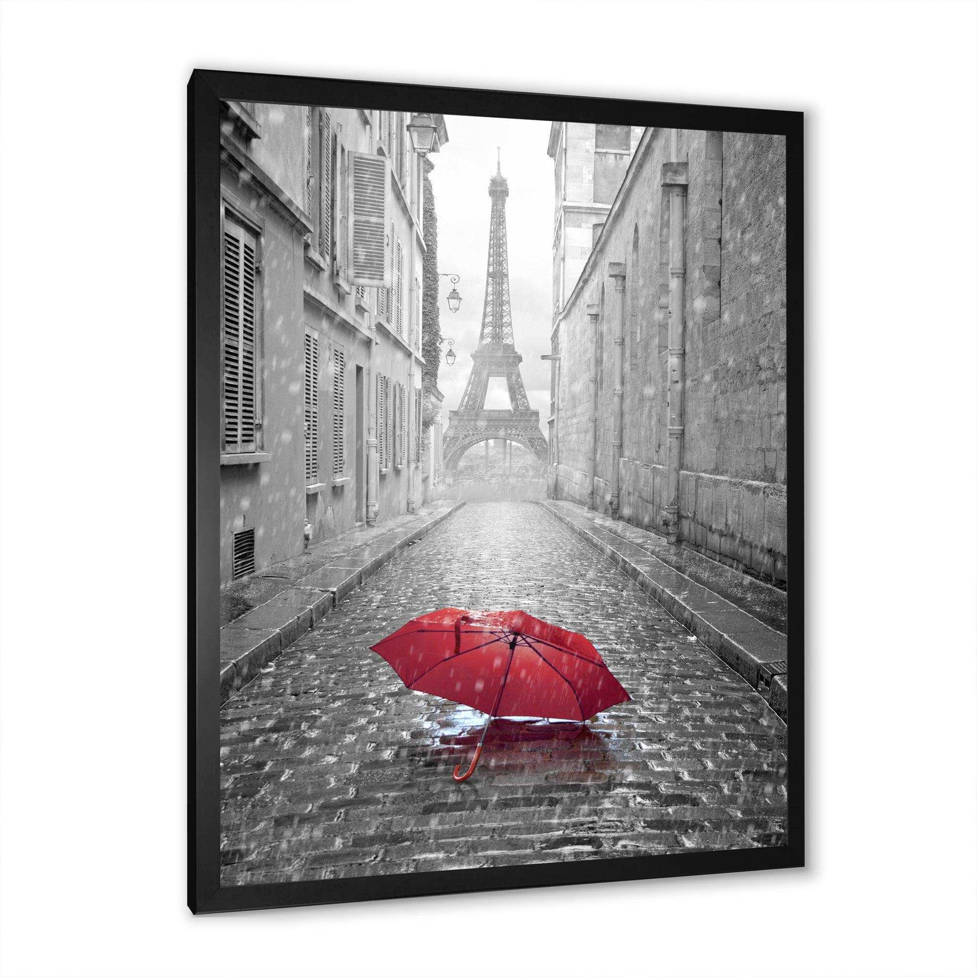 Eiffel View from Paris Street