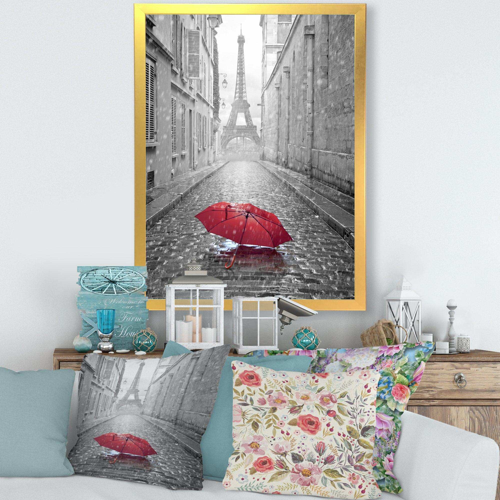 Eiffel View from Paris Street