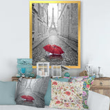 Eiffel View from Paris Street