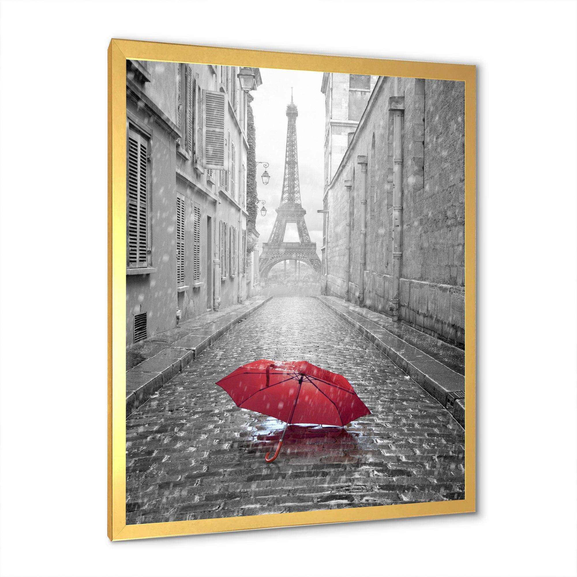 Eiffel View from Paris Street