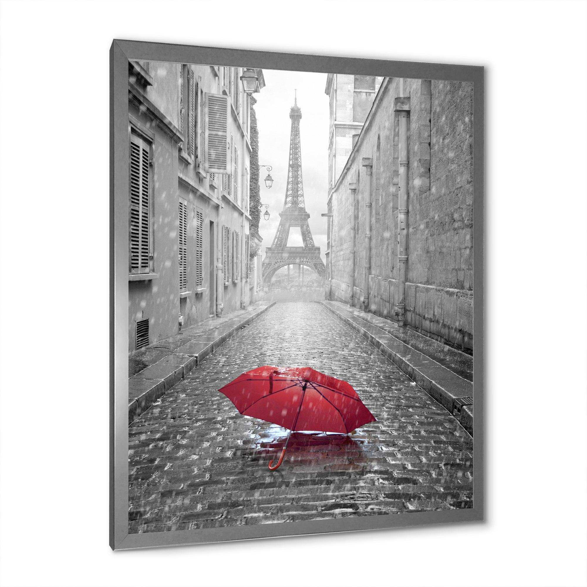 Eiffel View from Paris Street