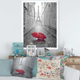 Eiffel View from Paris Street