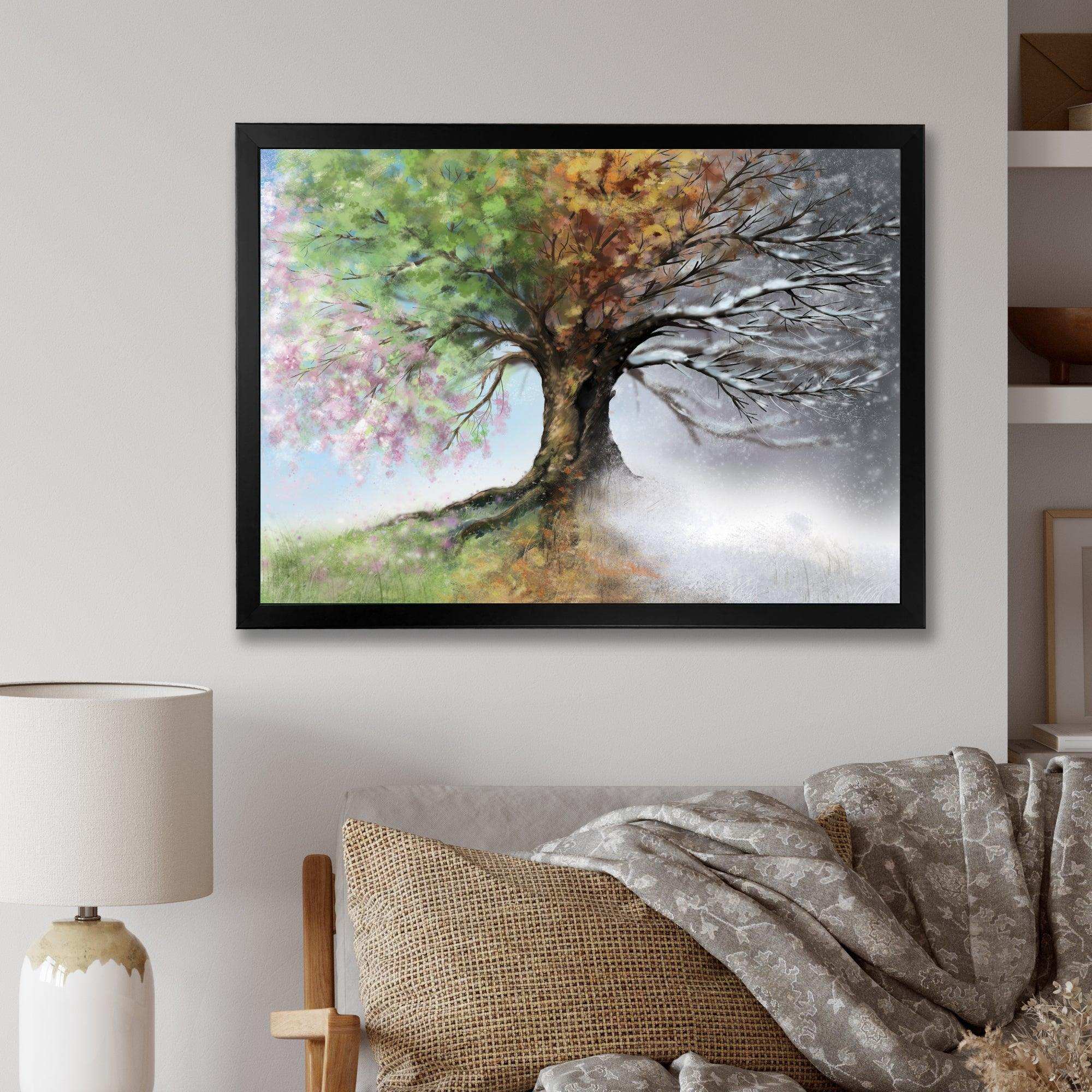 Tree with Four Seasons