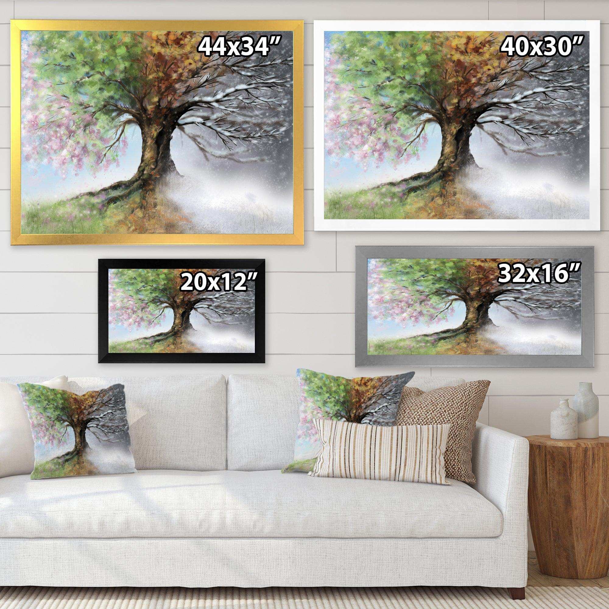 Tree with Four Seasons