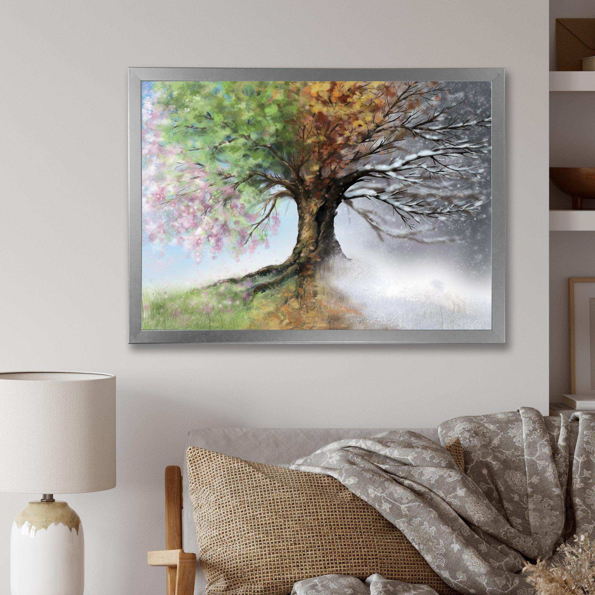 Tree with Four Seasons