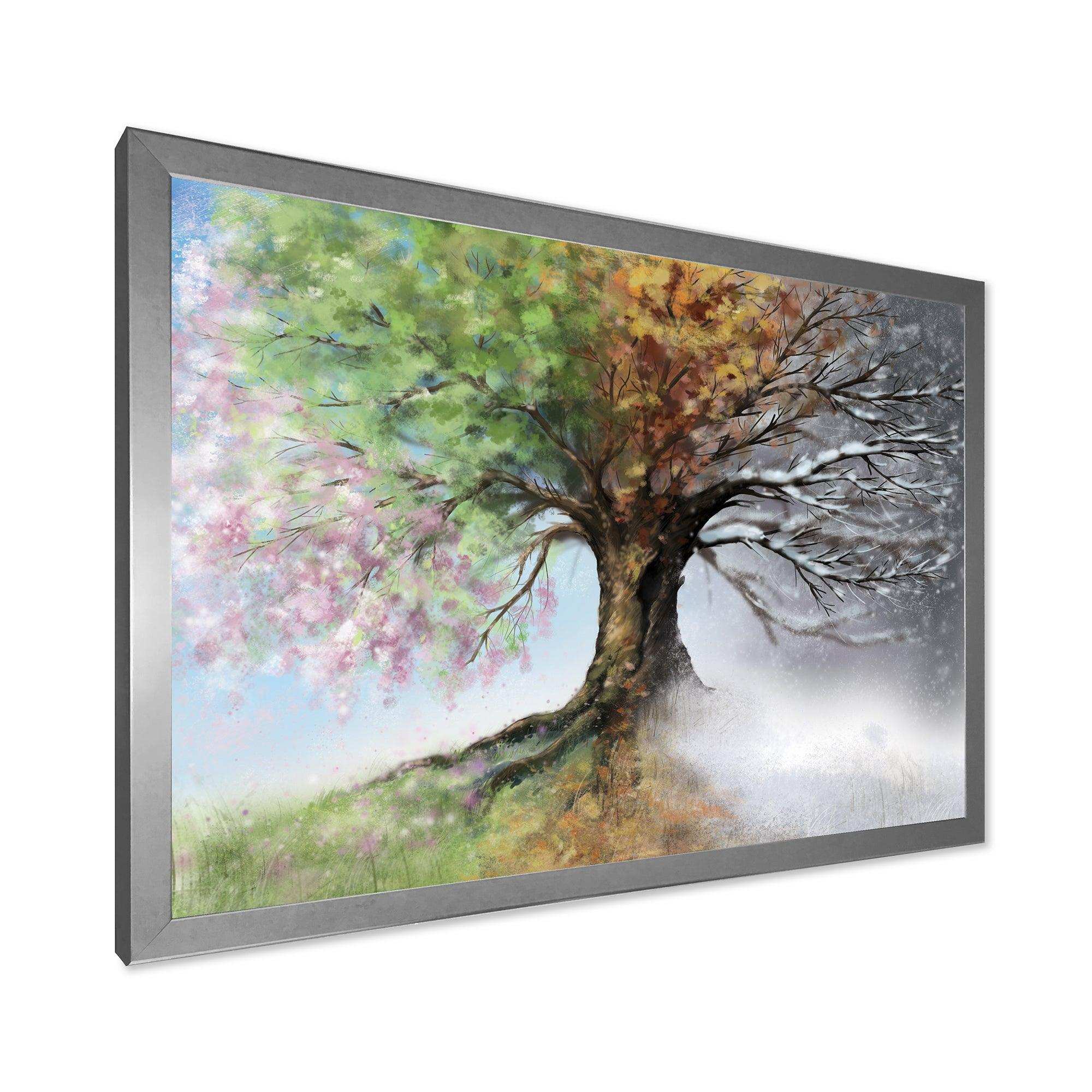 Tree with Four Seasons