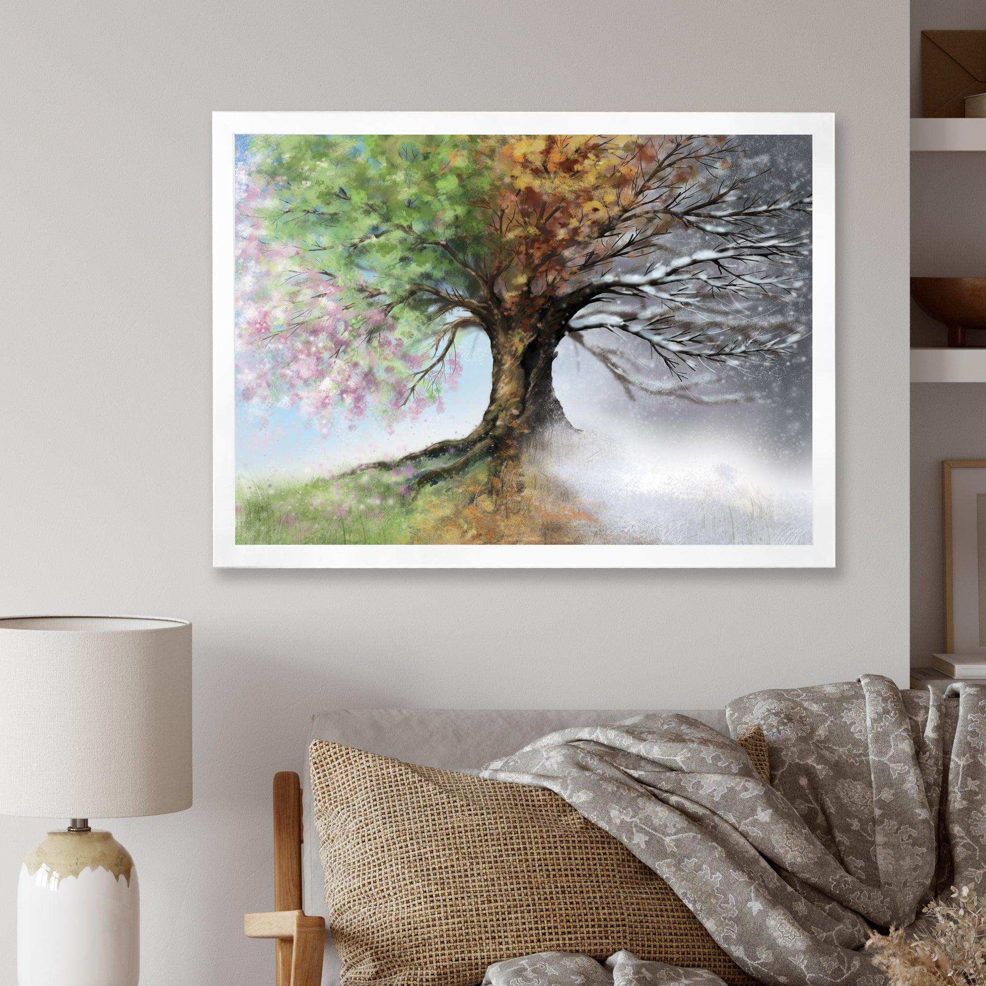 Tree with Four Seasons
