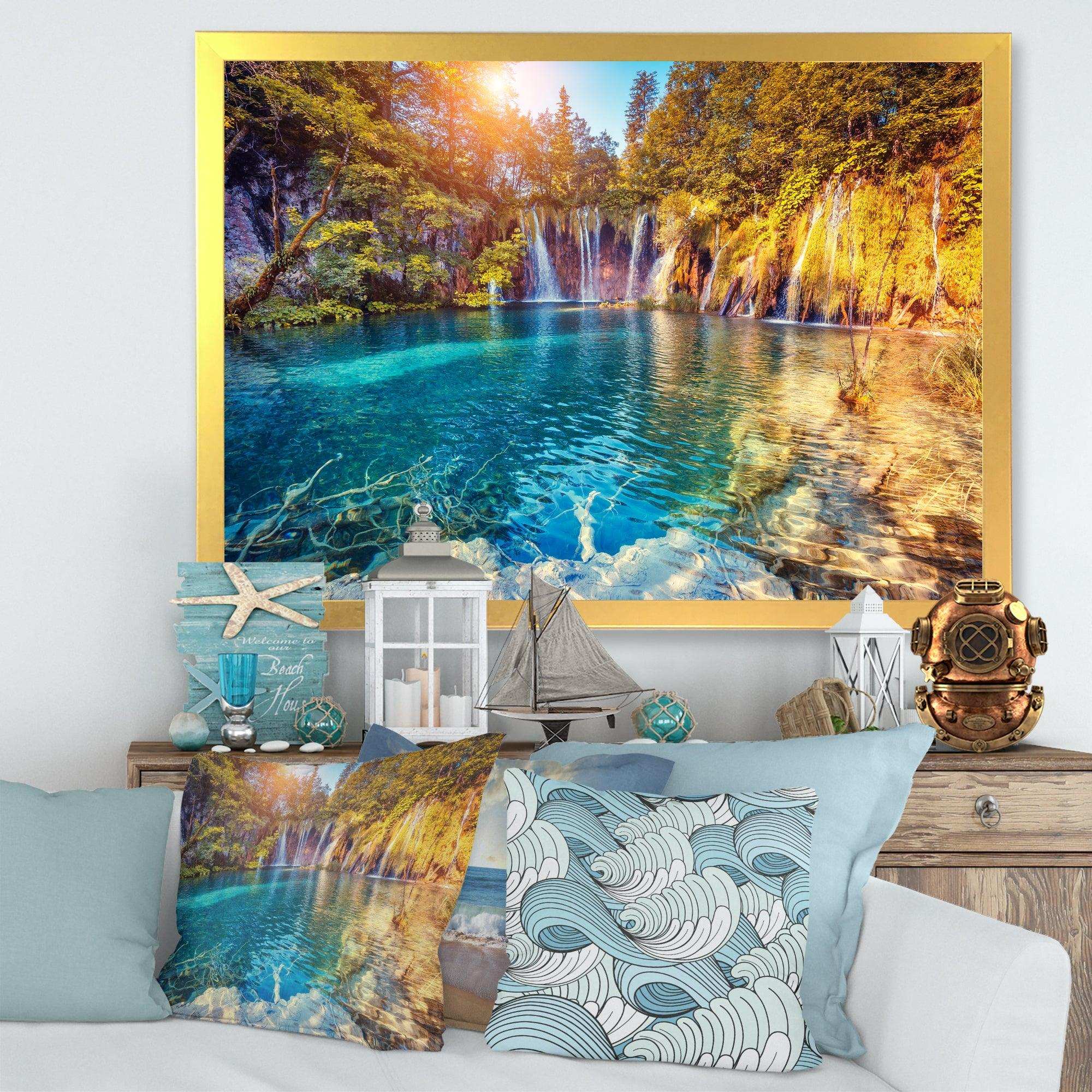 Turquoise Water and Sunny Beams