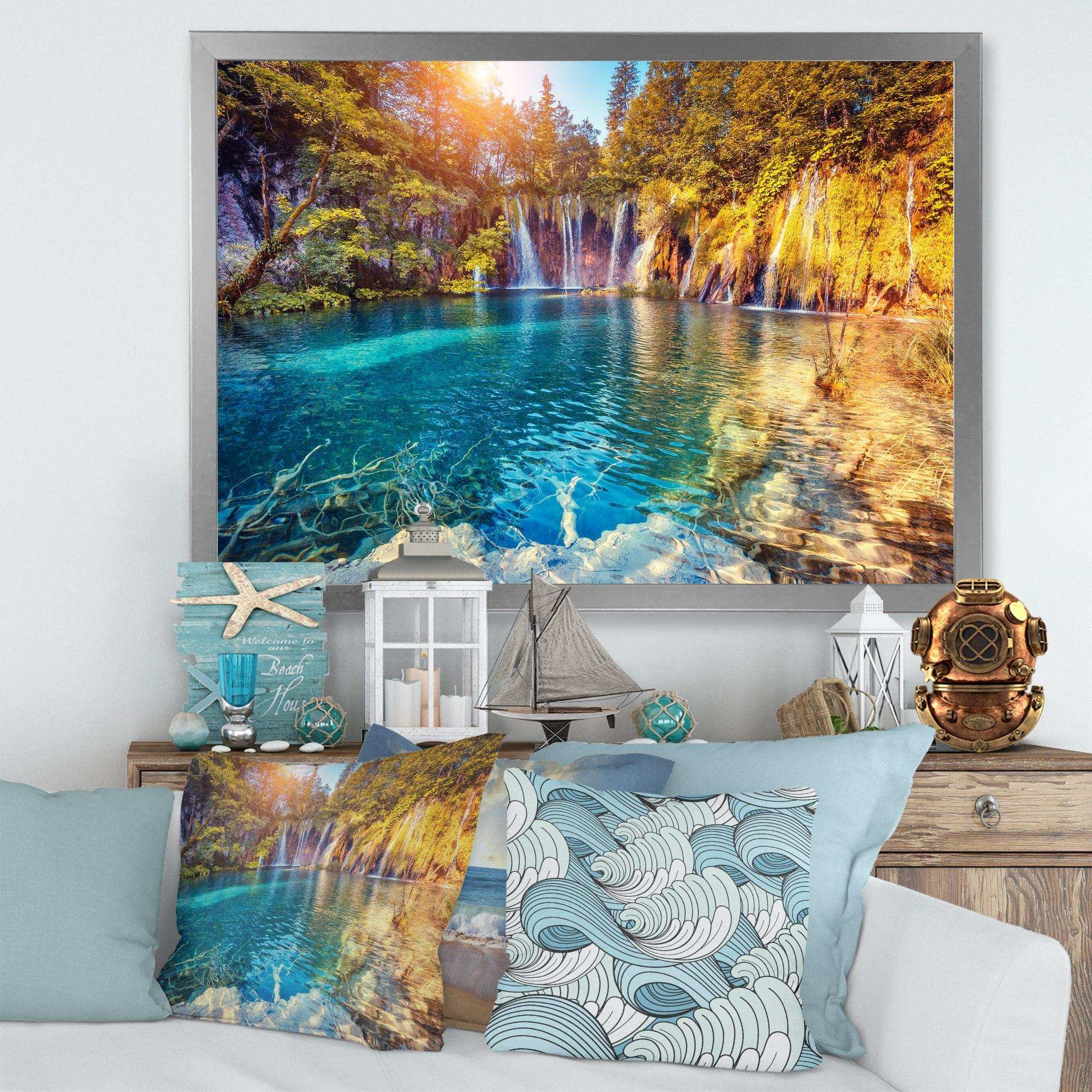 Turquoise Water and Sunny Beams