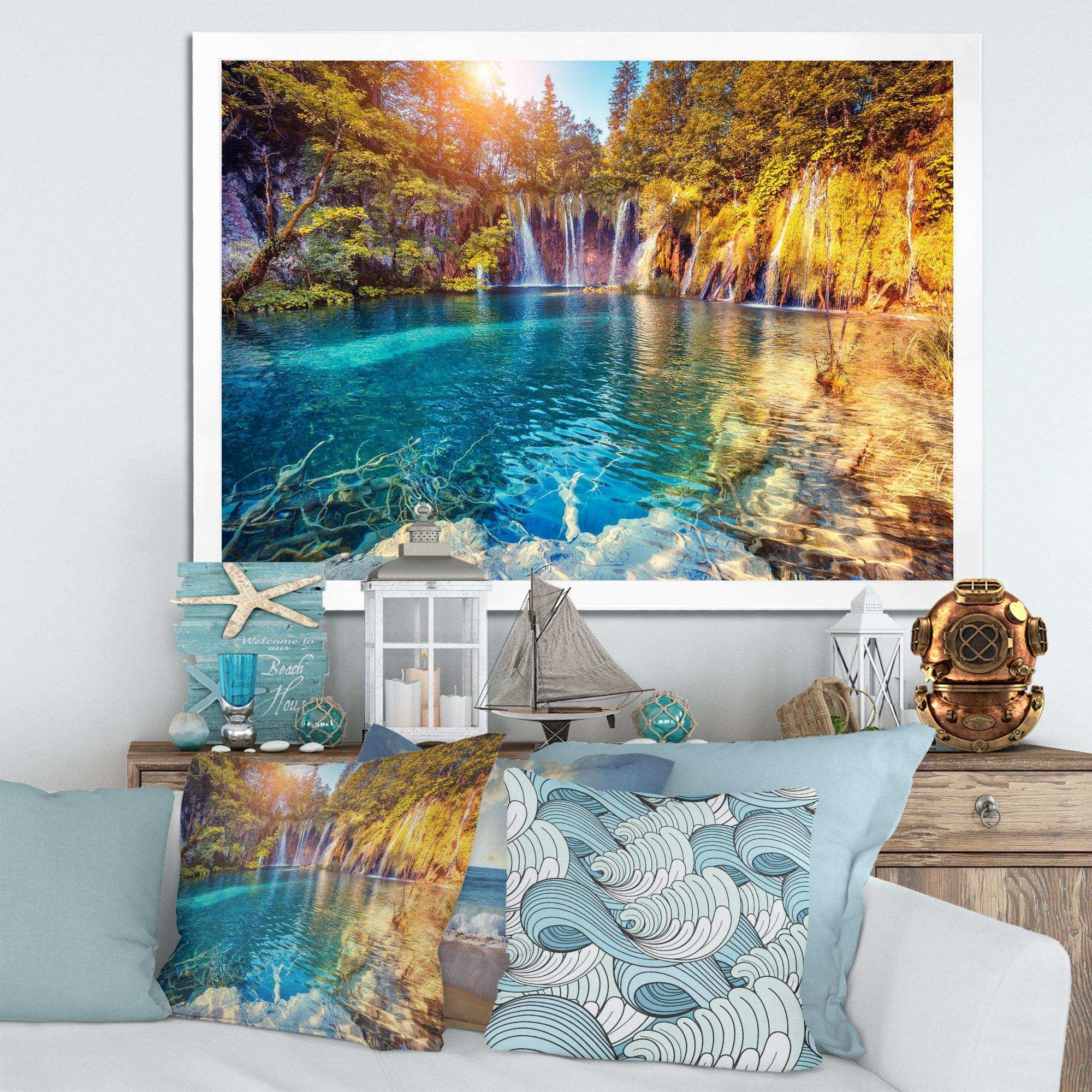 Turquoise Water and Sunny Beams