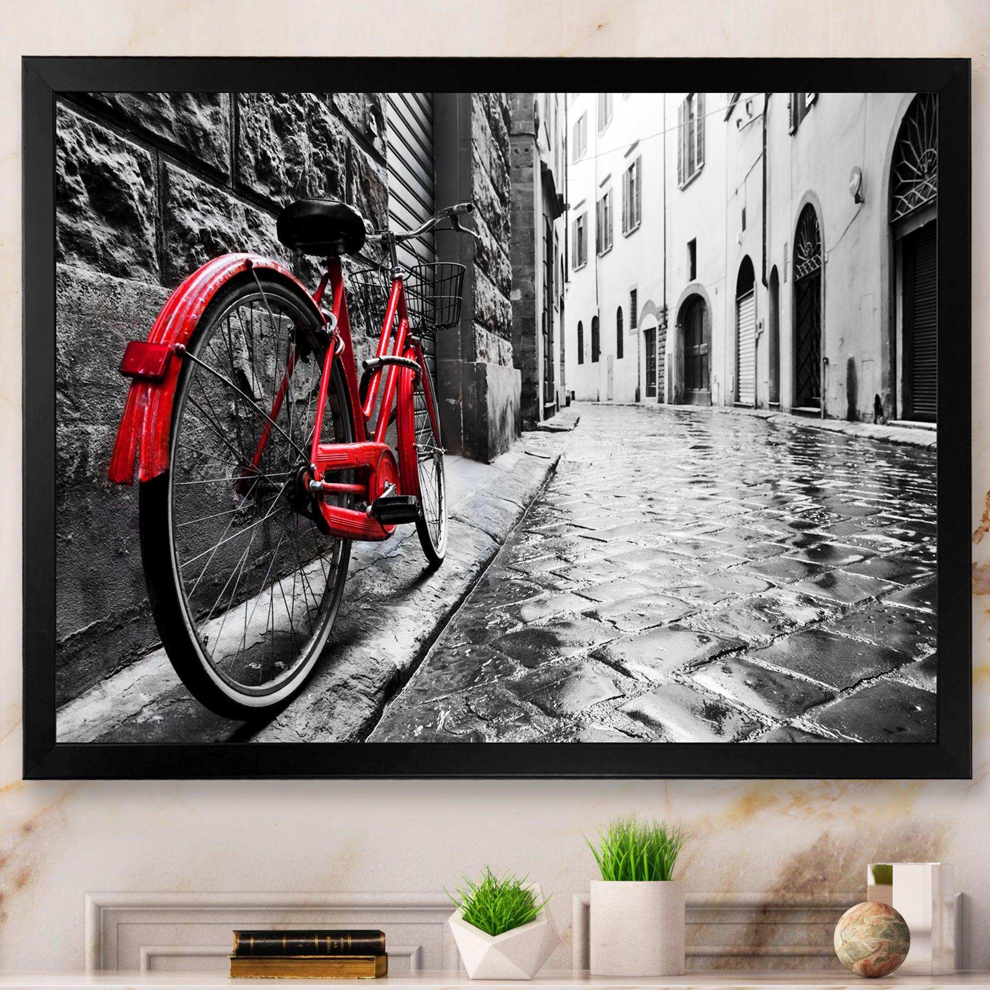 Retro Vintage Red Bike