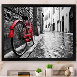 Retro Vintage Red Bike