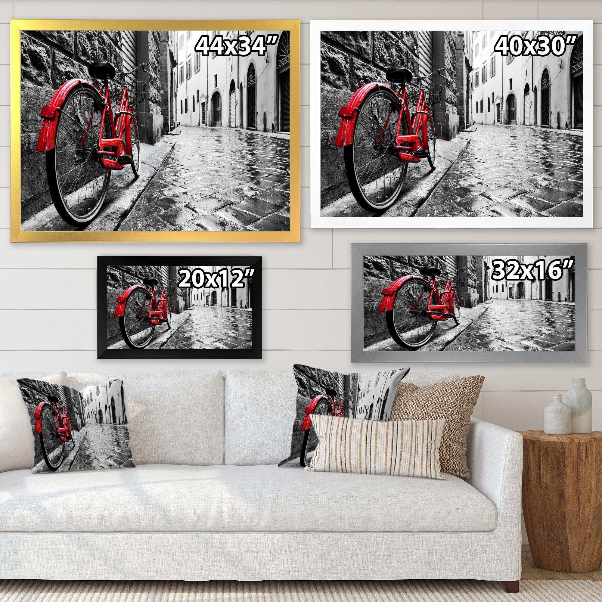 Retro Vintage Red Bike