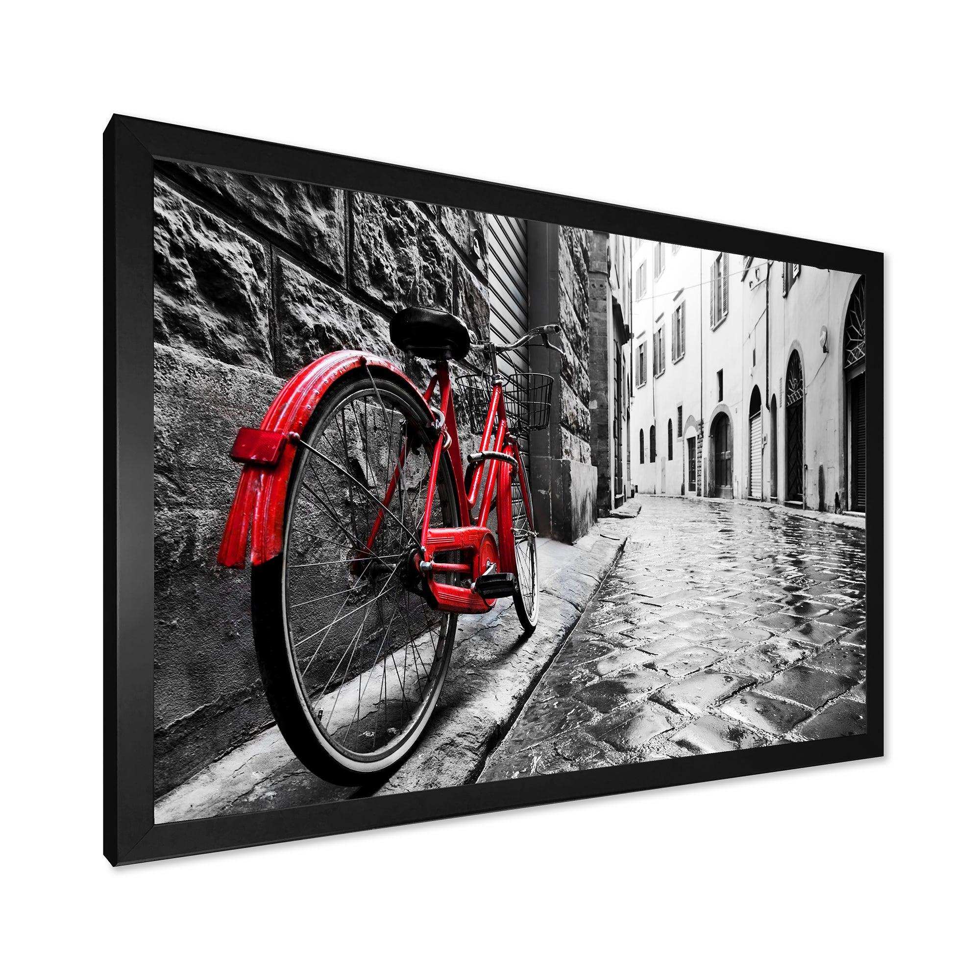 Retro Vintage Red Bike