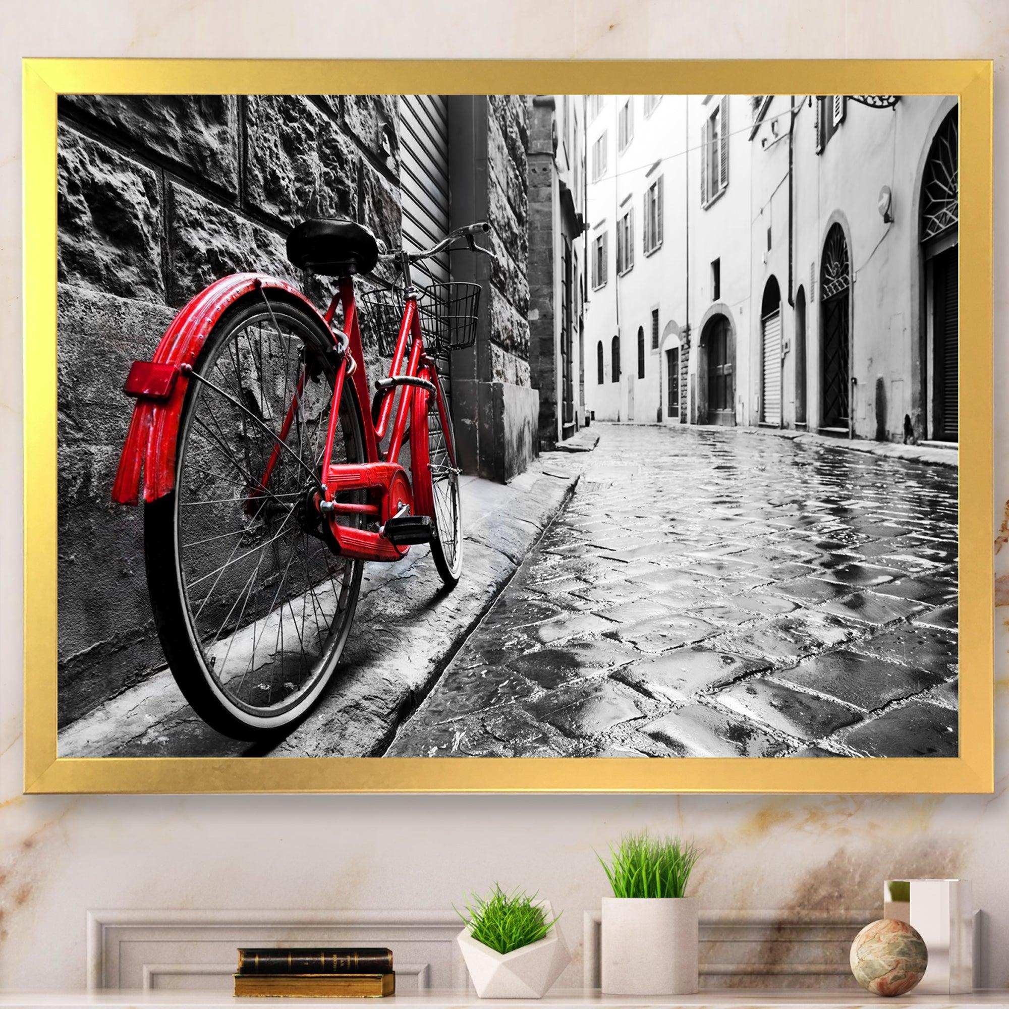 Retro Vintage Red Bike