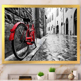Retro Vintage Red Bike